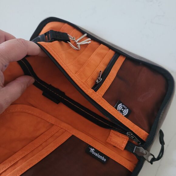 Travelambo RFID Blocking Family Passport Travel Wallet Full Zip Wristlet - Picture 8 of 13